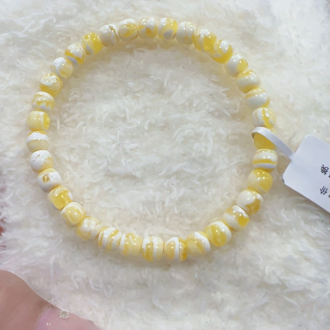 蜜蜡手链未镶嵌?**儿6m金瓷白虎皮