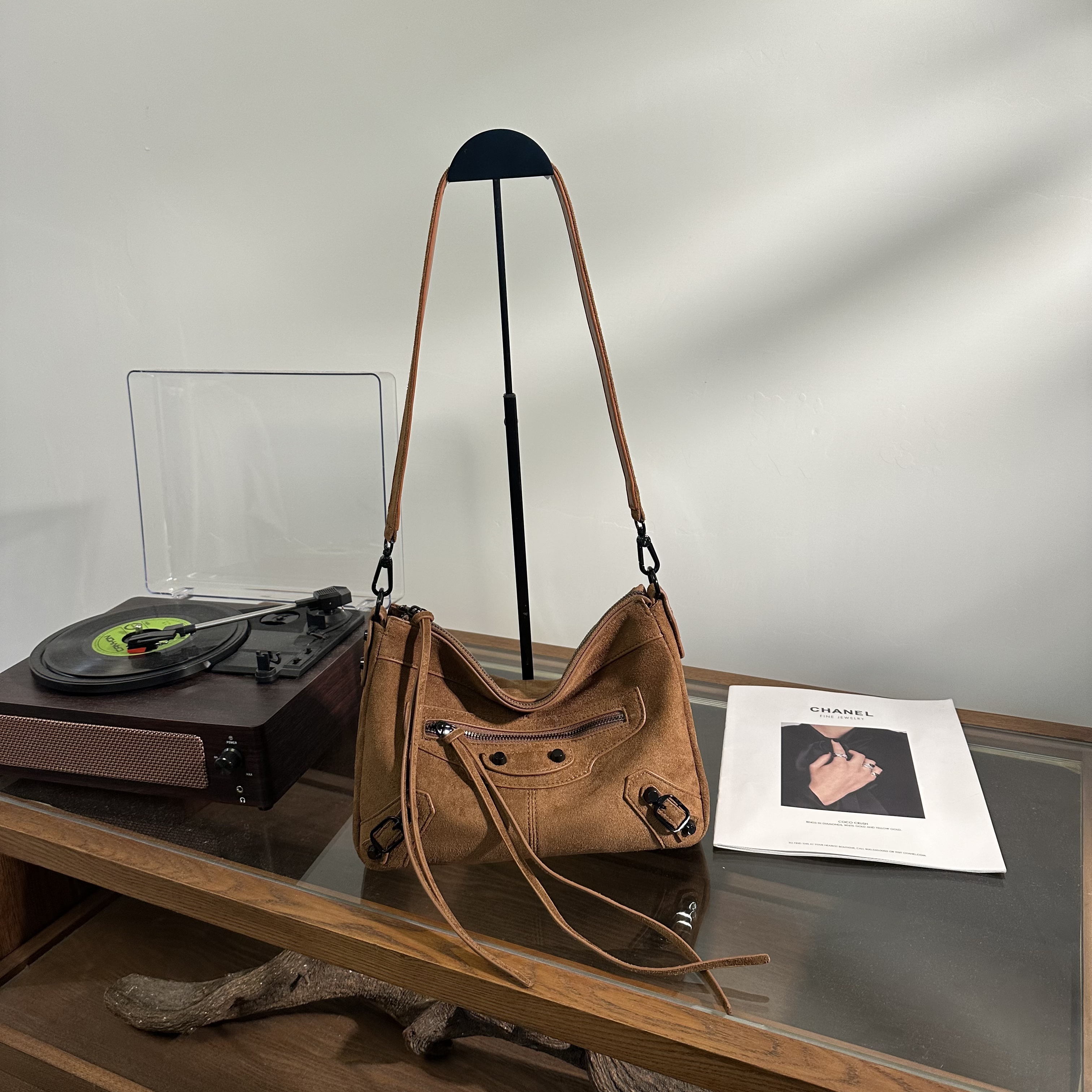 Vintage city moto small美式机车包|(2850) 小叁七sanqi.斜挎包