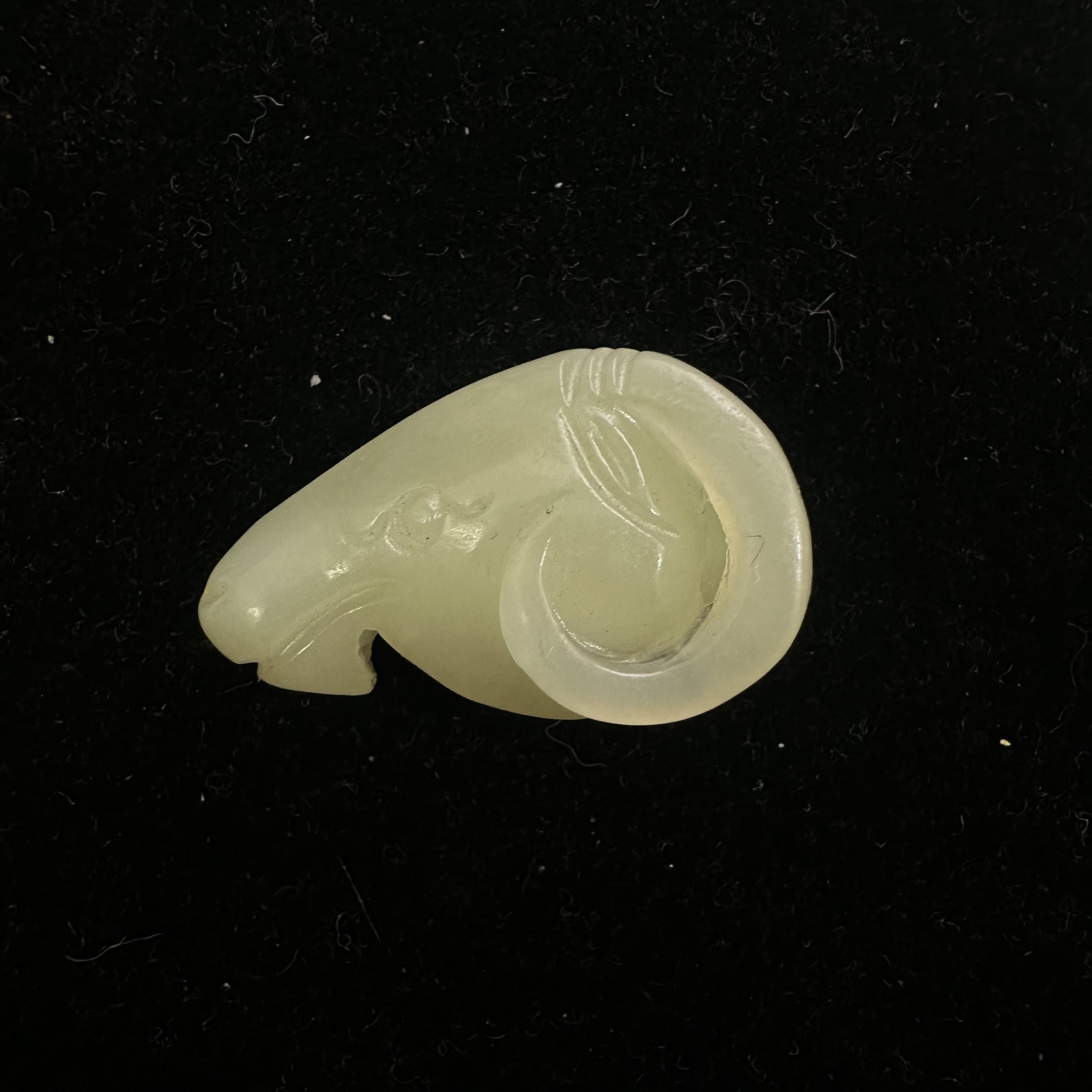 兽形制玉挂坠/老玉/89-2/文玩古董收藏/朝阳文物