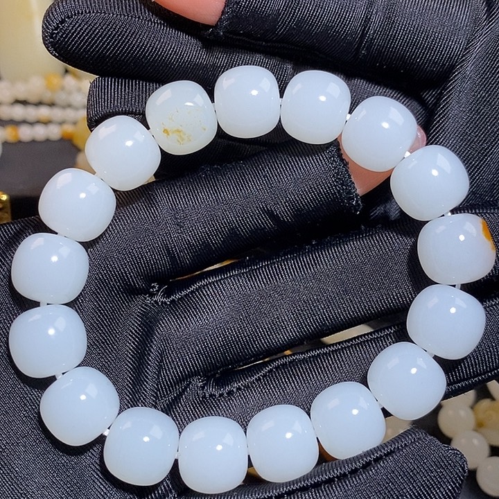 沙***草和田玉未镶嵌手链