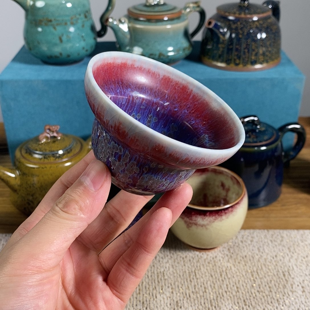 神垕钧瓷原产地杯杯杯