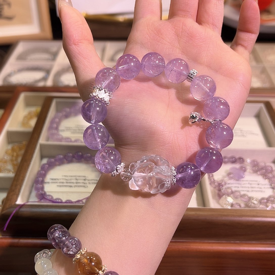 水晶手链未镶嵌紫水晶