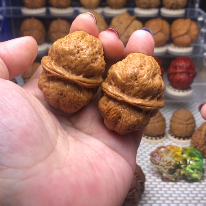 把件文玩核桃29香妃元宝44尺