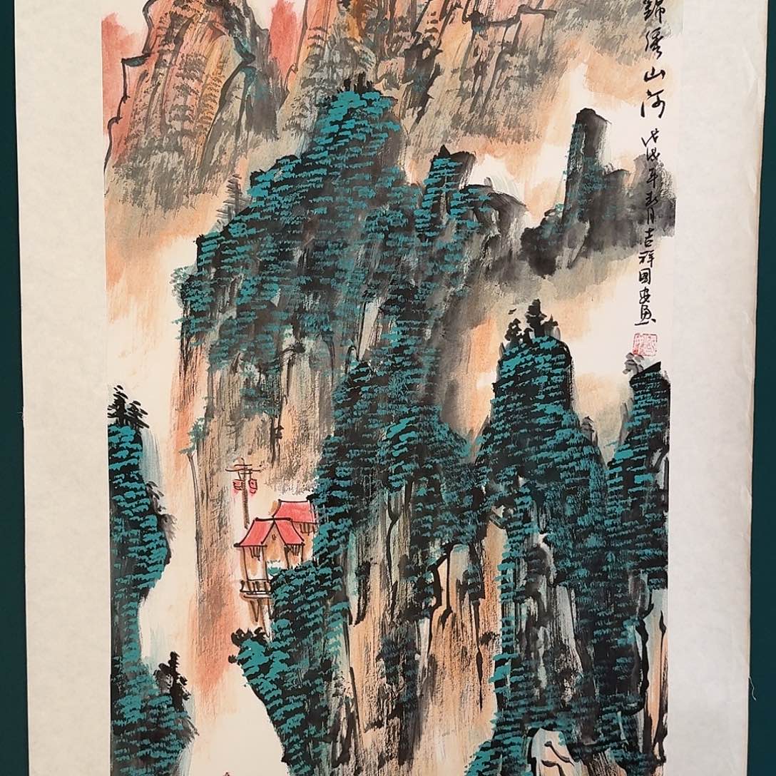 国画丁老师的作品