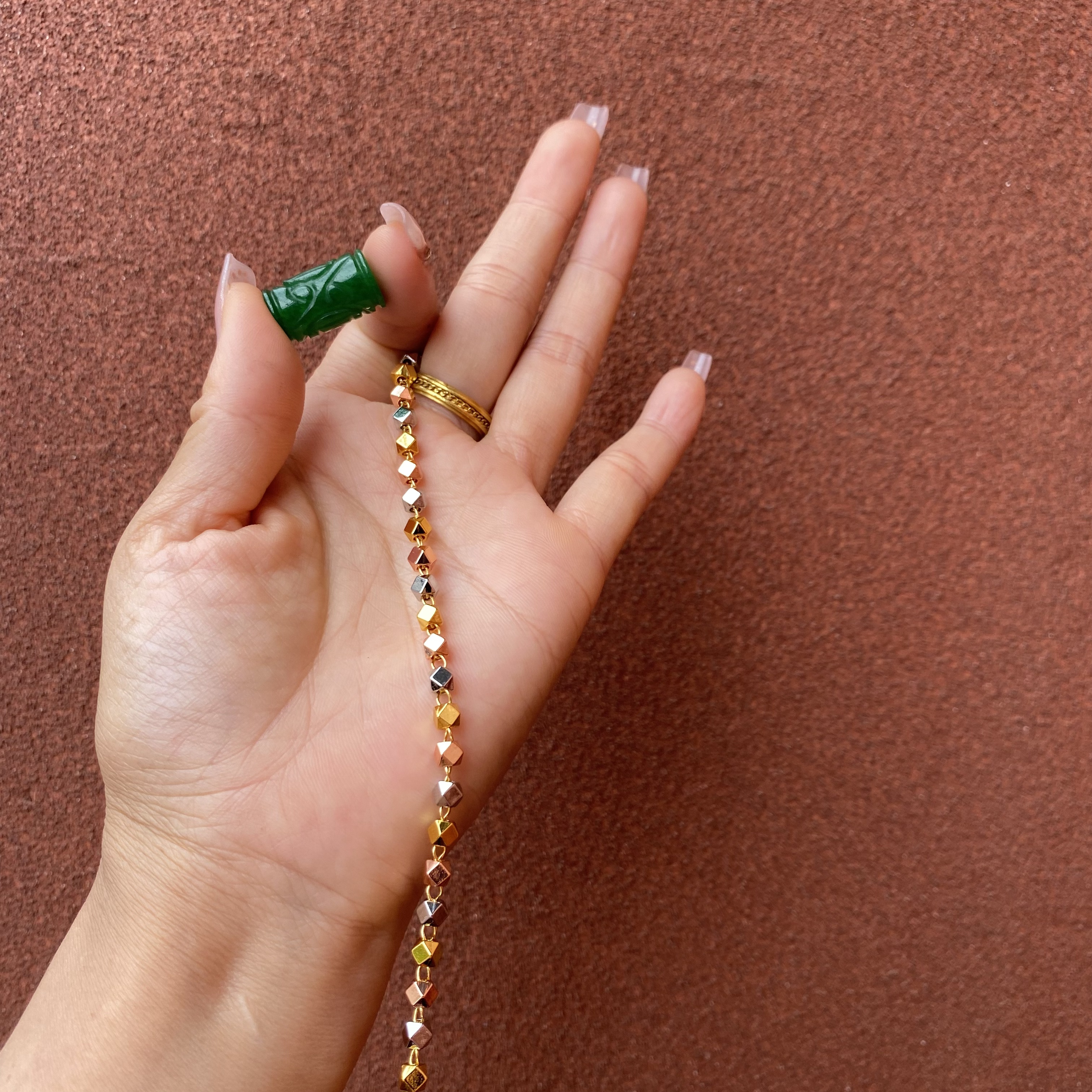 106方糖手链-玛瑙珠多样发一