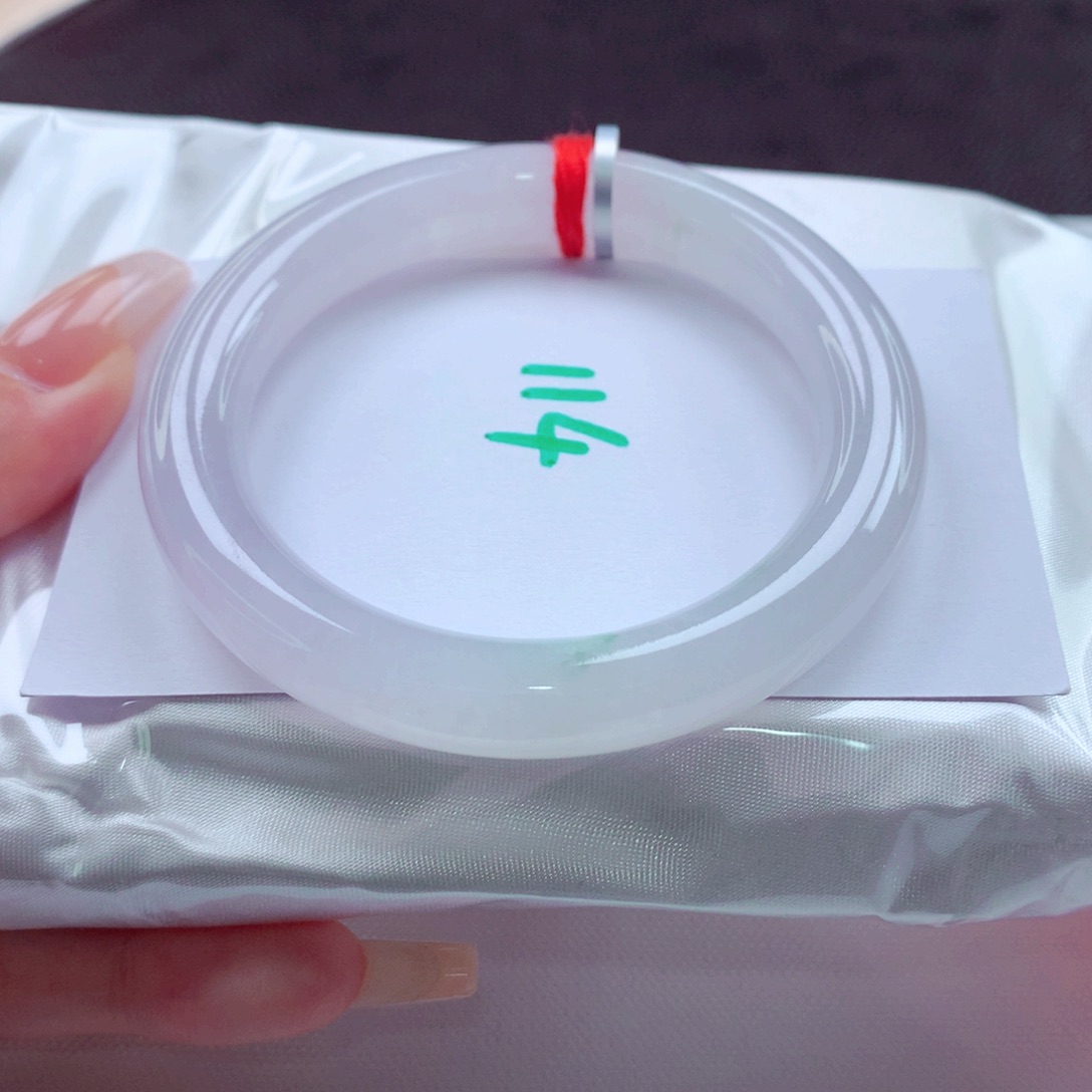 翡翠手镯未镶嵌天然缅甸翡翠A货手镯 114号