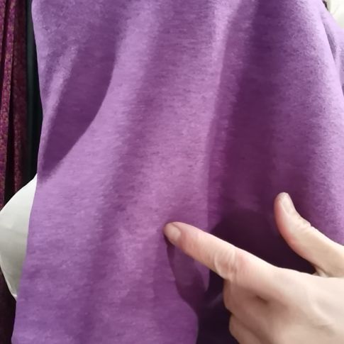 炫彩奥绒布料香芋紫1.2米