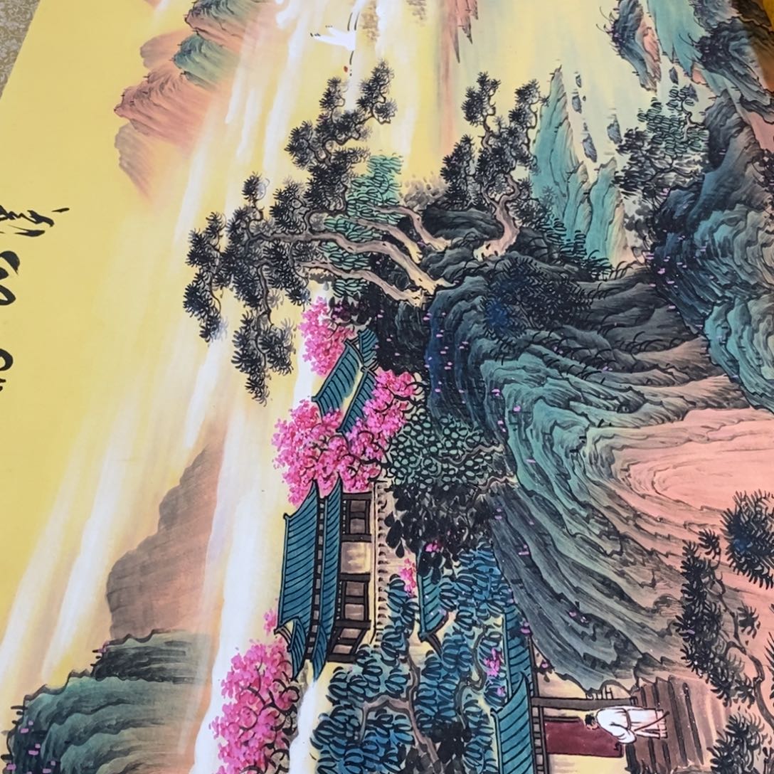 国画手绘作品带运险w