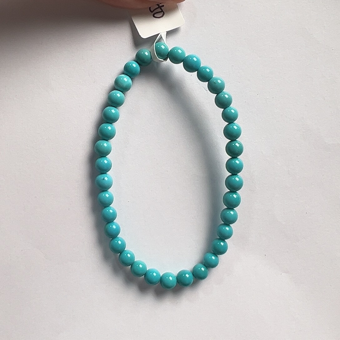 未镶嵌绿松石手串卡5.加