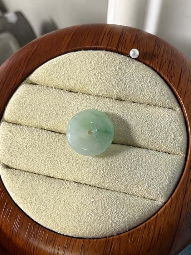 天然翡翠平安扣裸石