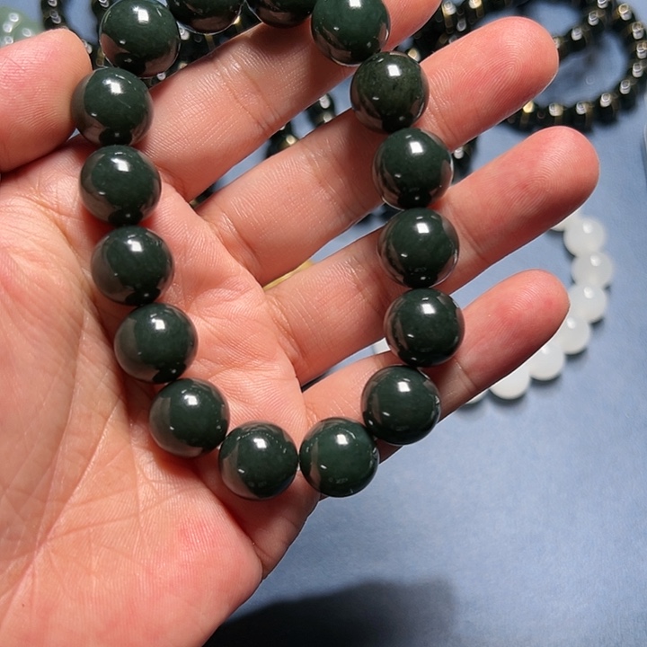 和田玉手链未镶嵌