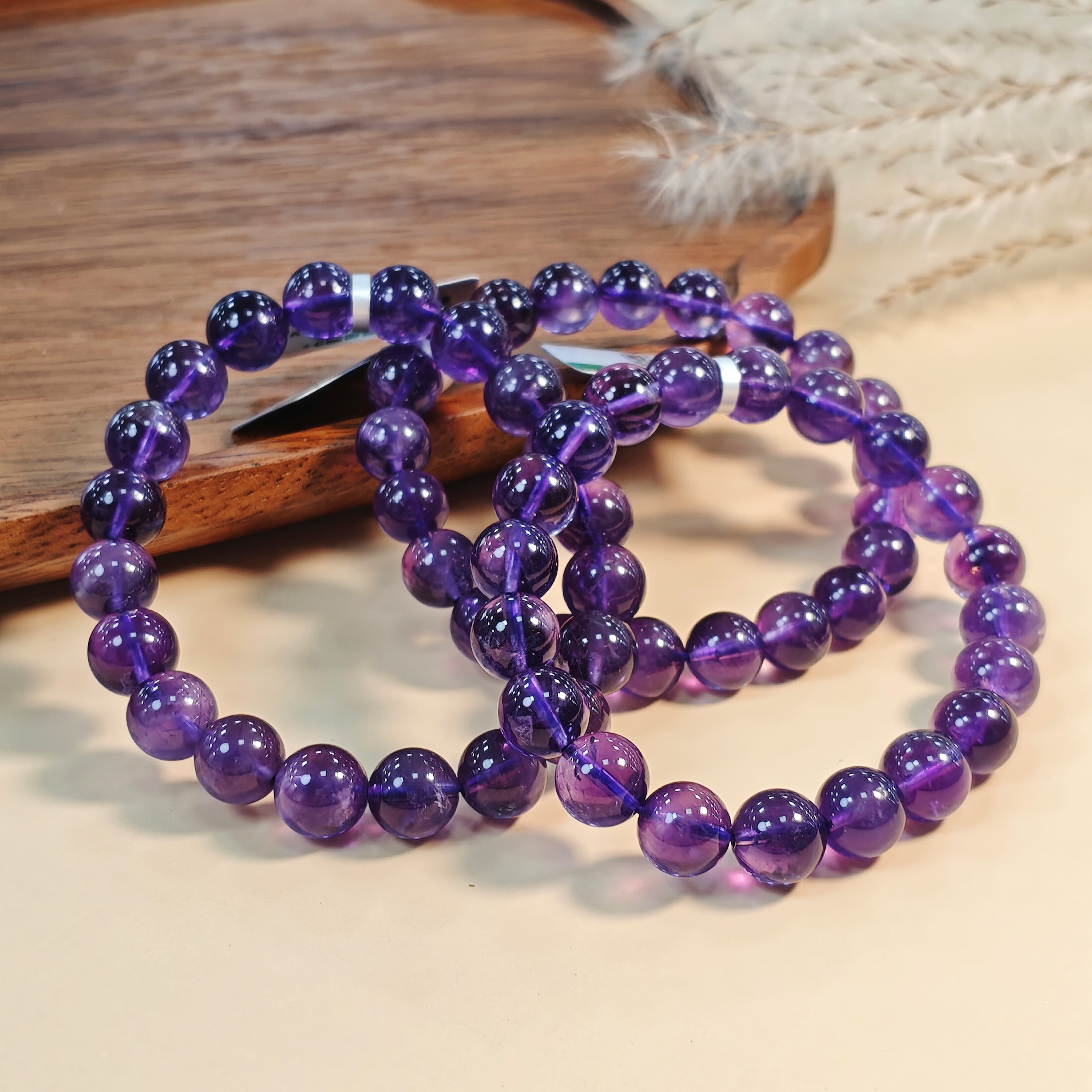 【怀晶堂】紫水晶单圈手链 多样式发一件 约9mm 040DCK