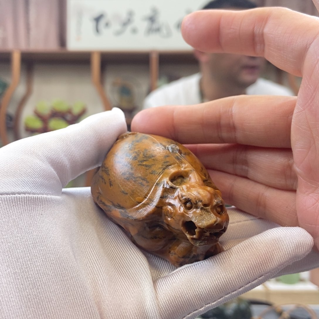 和田玉手把未镶嵌