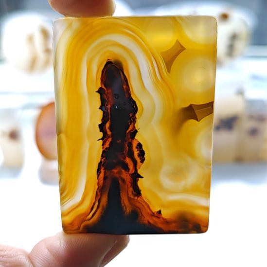 玛瑙/玉髓未镶嵌吊坠(不含链)93号