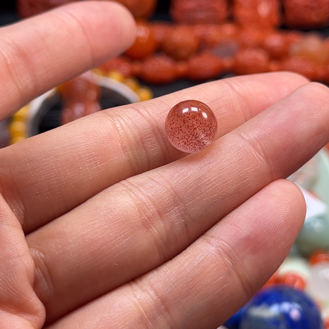 南红玛瑙配饰满天星1.0未镶嵌