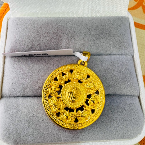 【陈晨专享】 足金999饰品 八宝罗盘 3.82 GP