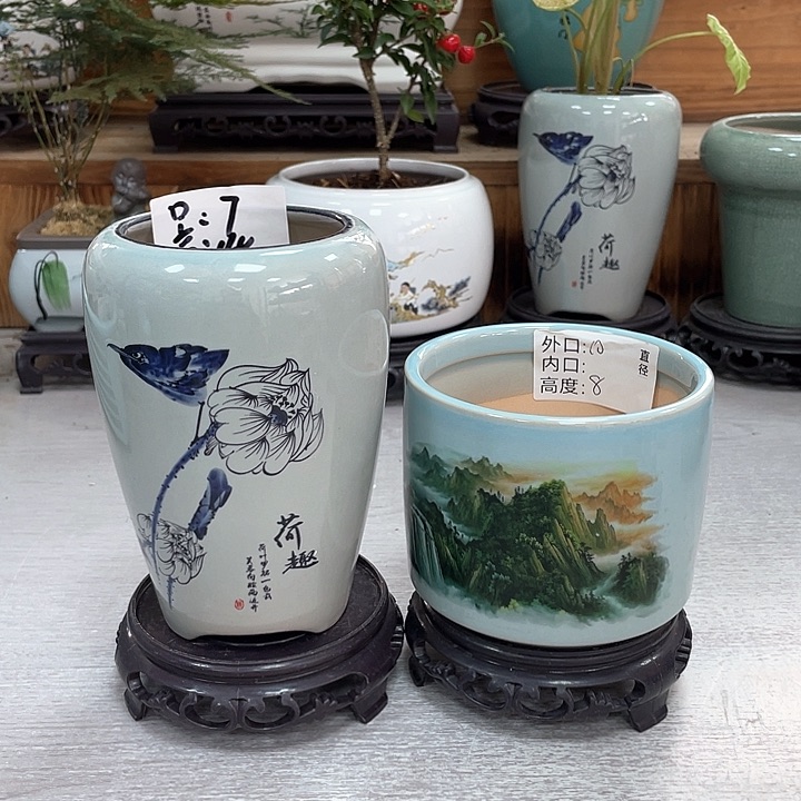 陶瓷花盆紫砂花盆福利抢购