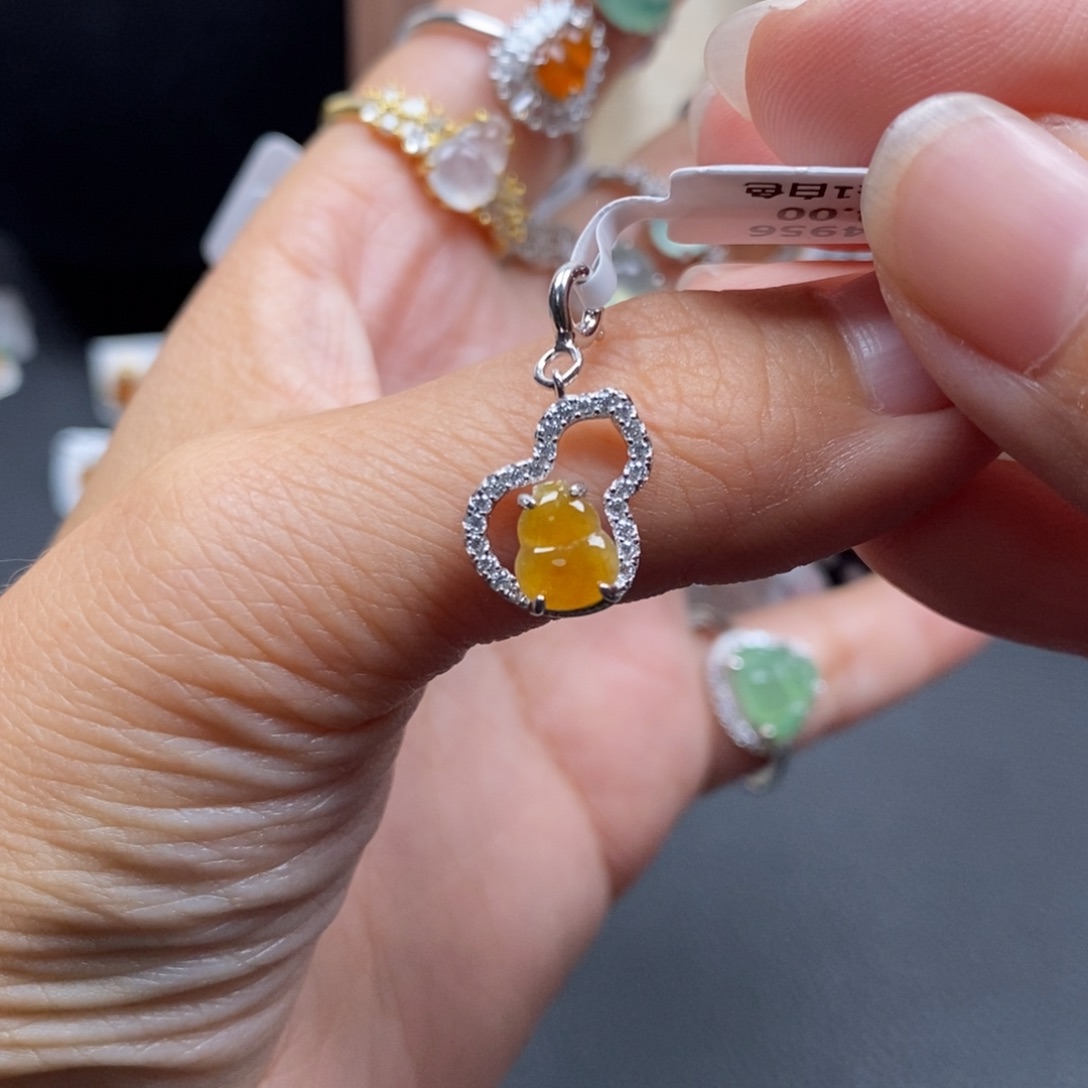 翡翠银S925镶嵌戒指