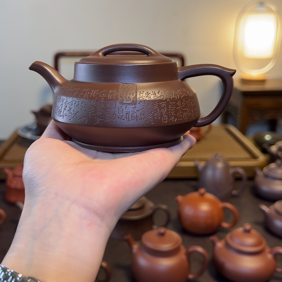 定容量190cc全手紫砂