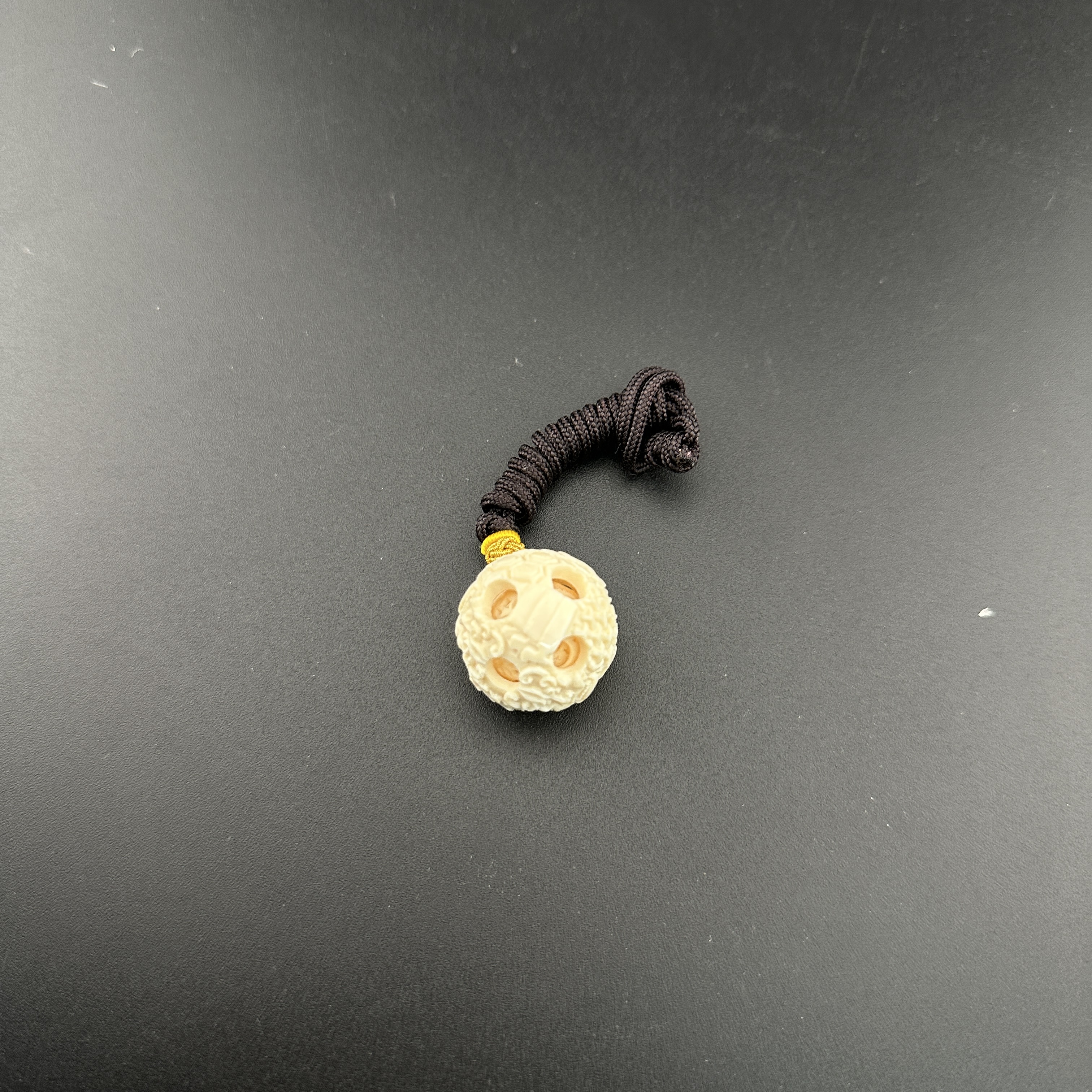 ZGY1221YC标008猛犸牙八方守护鬼工球2.5cm多样性发货