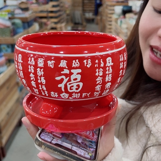 红陶花盆凑单福利满10元发货！