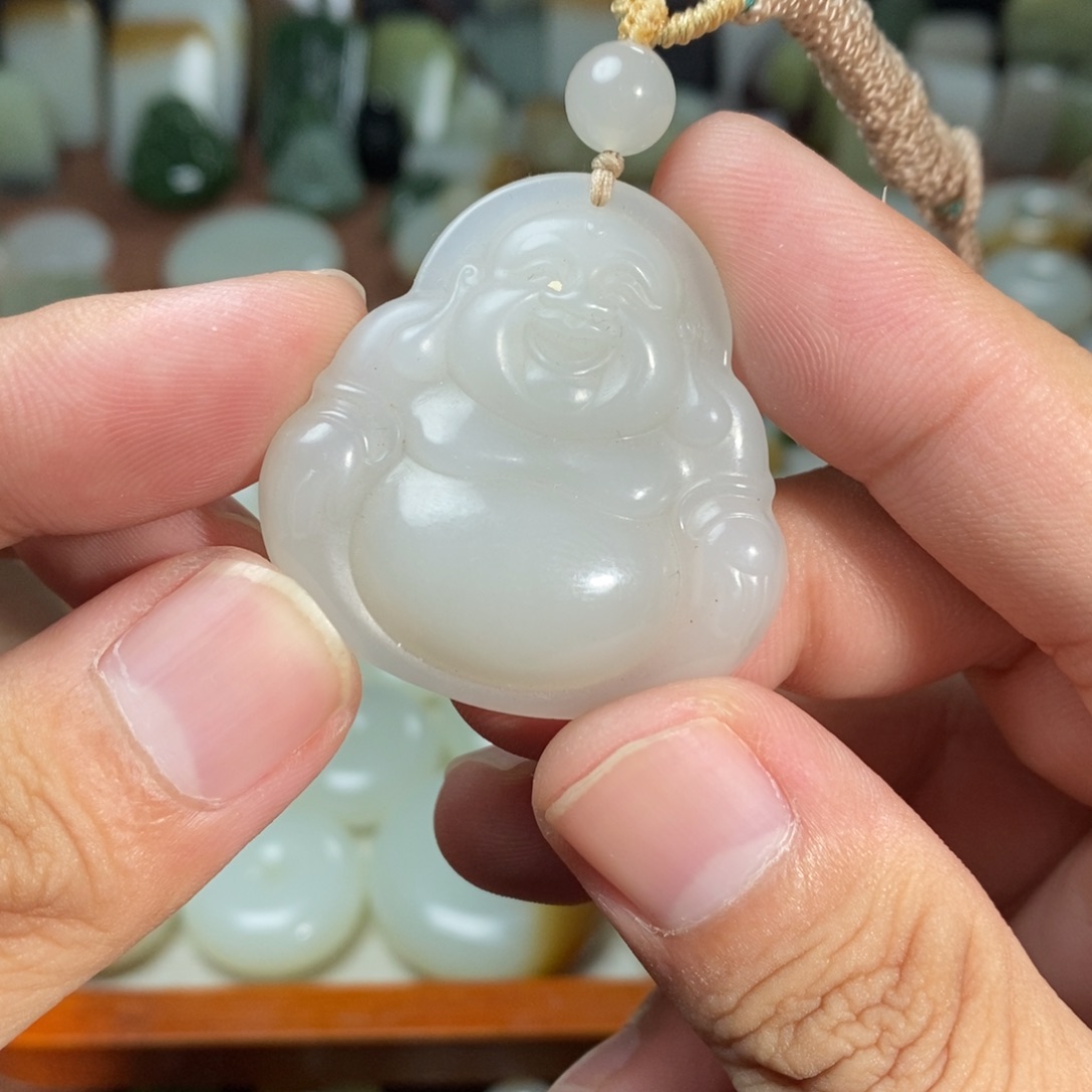 和田玉吊坠(不含链)未镶嵌