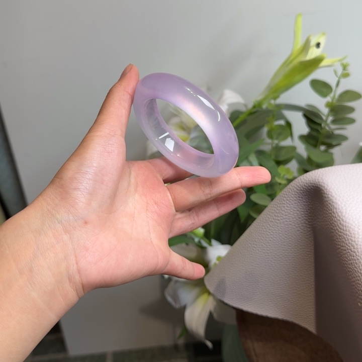 玉知*时尚冰飘花手镯332