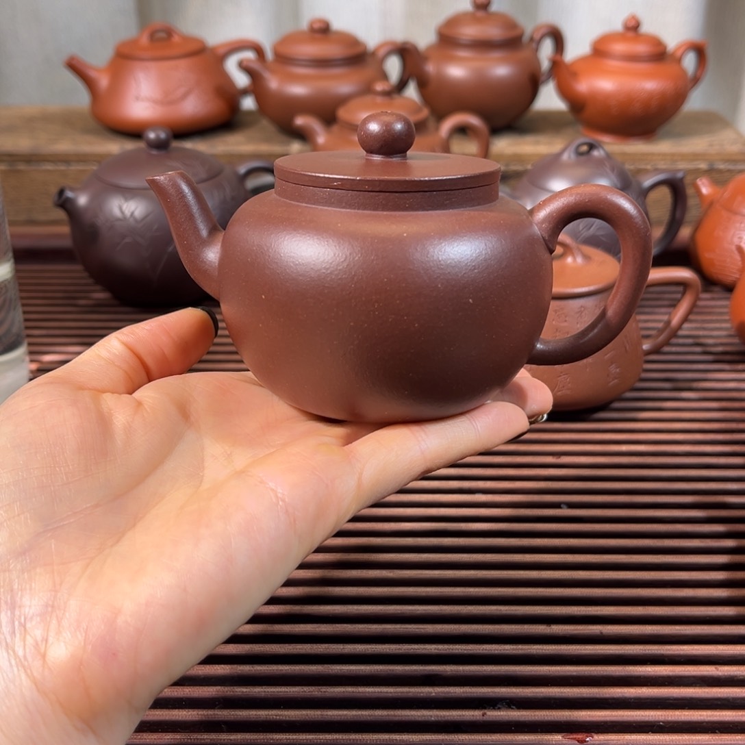 茶壶紫砂平盖莲子200cc
