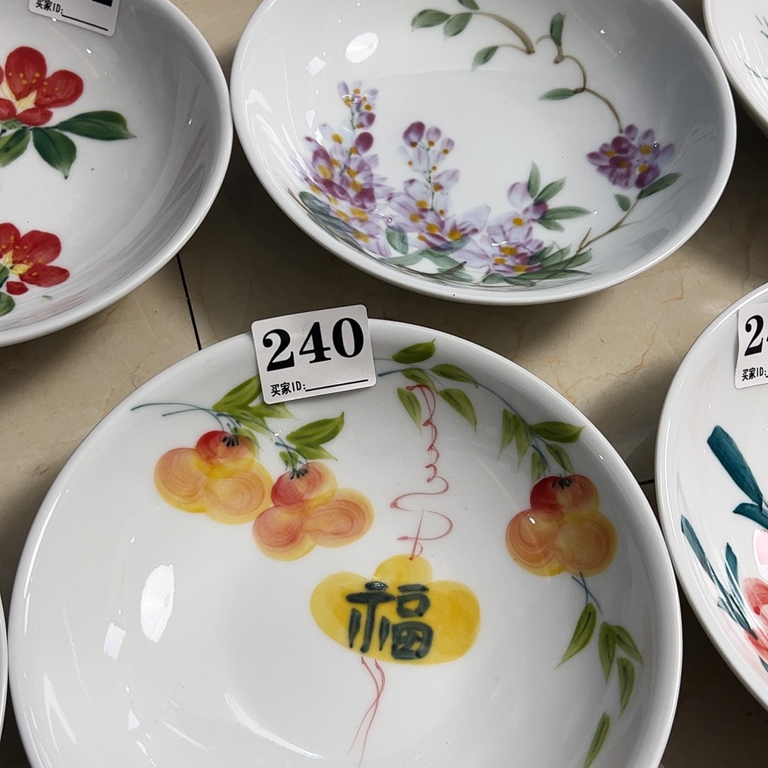 瓷片景德镇陶瓷手工手绘制作