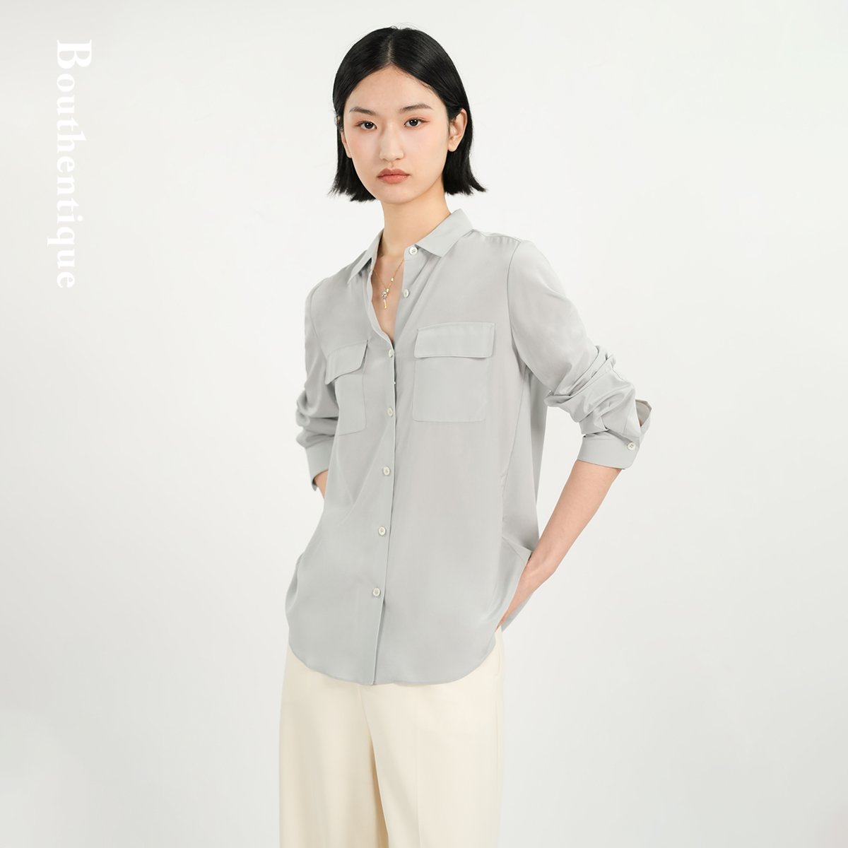 【粉丝专享】Bouthentique高级感简约衬衣T23311N2S36