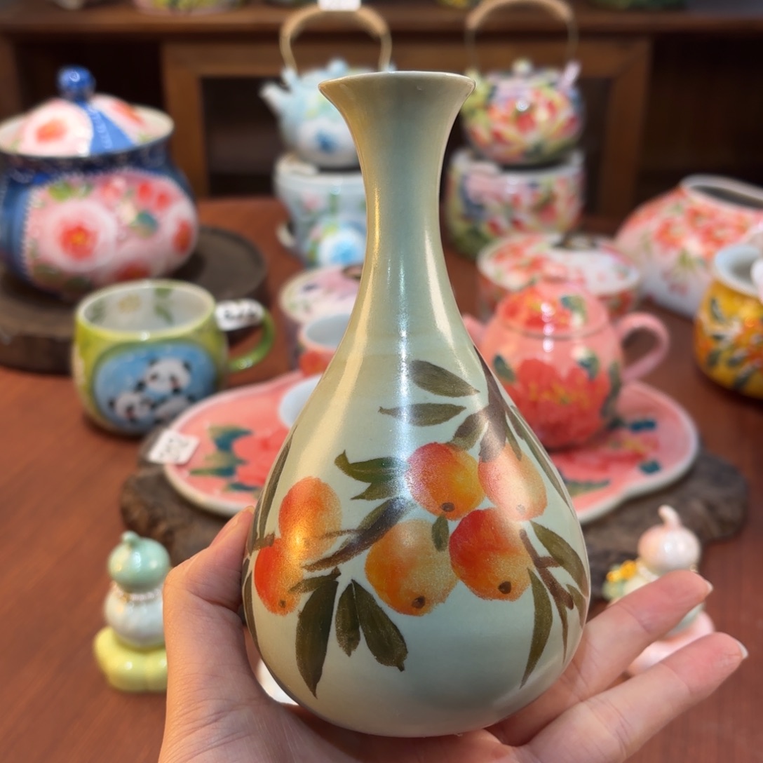 景德镇手绘高温釉下彩陶瓷茶具