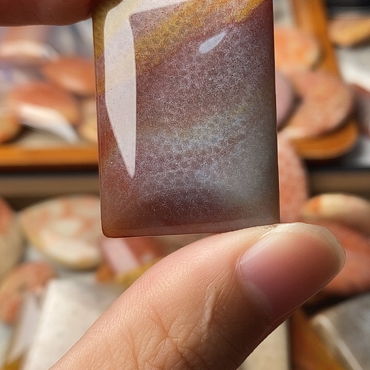 淘***五硅化玉未镶嵌颈饰