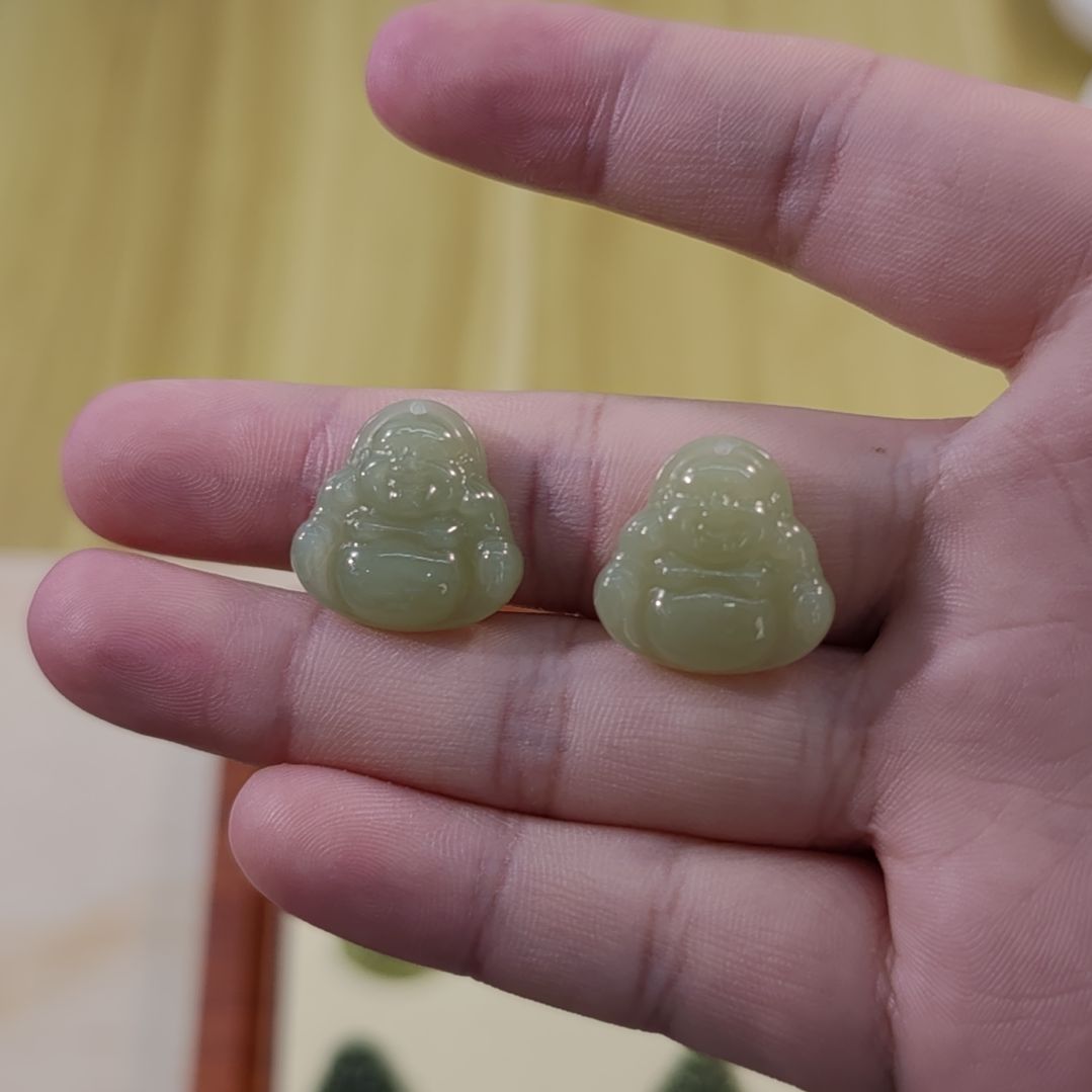 颈饰未镶嵌和田玉和田玉小佛公×1