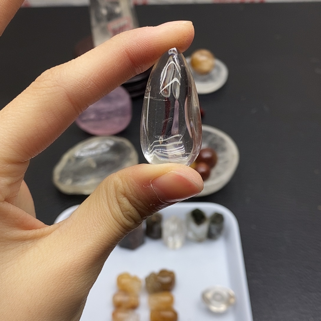 未镶嵌水晶珠宝半成品8水晶石