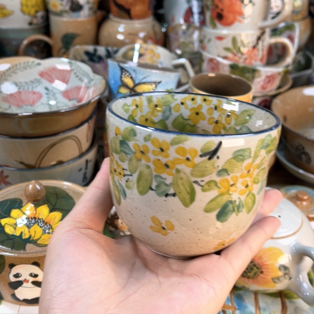 景德镇手工手绘杯