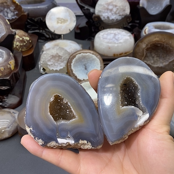 摆件未镶嵌紫晶晶洞