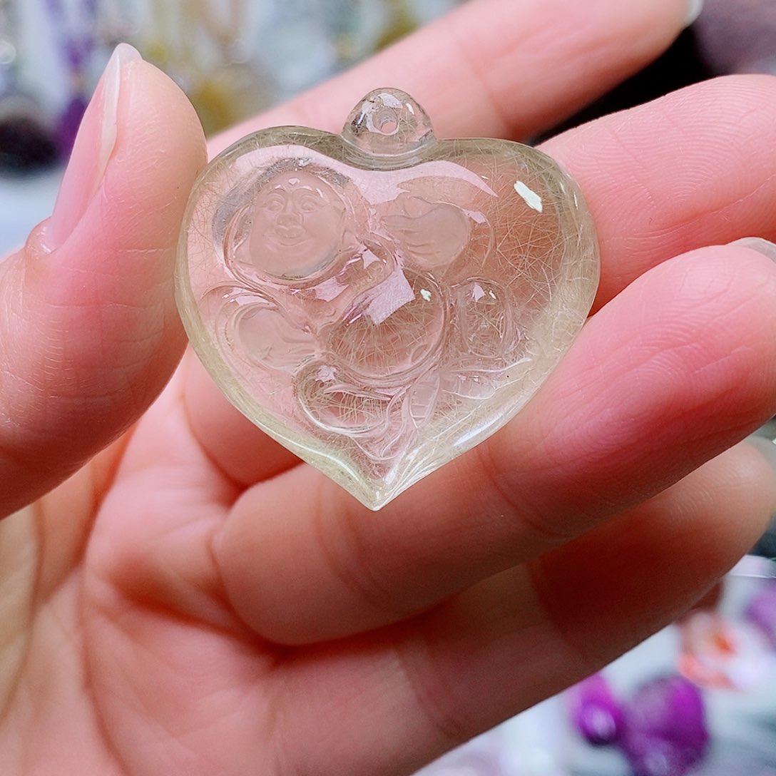 未镶嵌吊坠(赠链)水晶
