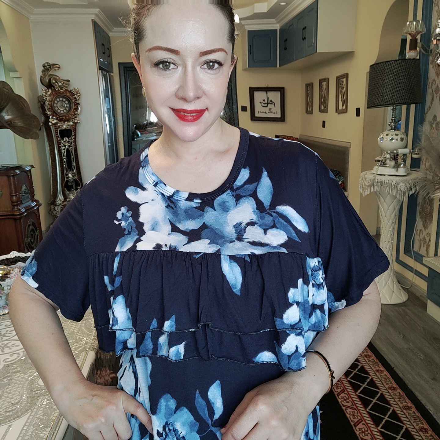 舒适时尚女睡衣家局裙子