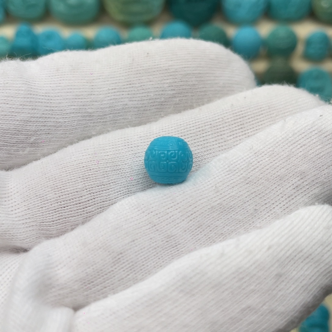 绿松石未镶嵌颈饰卡9-8.8