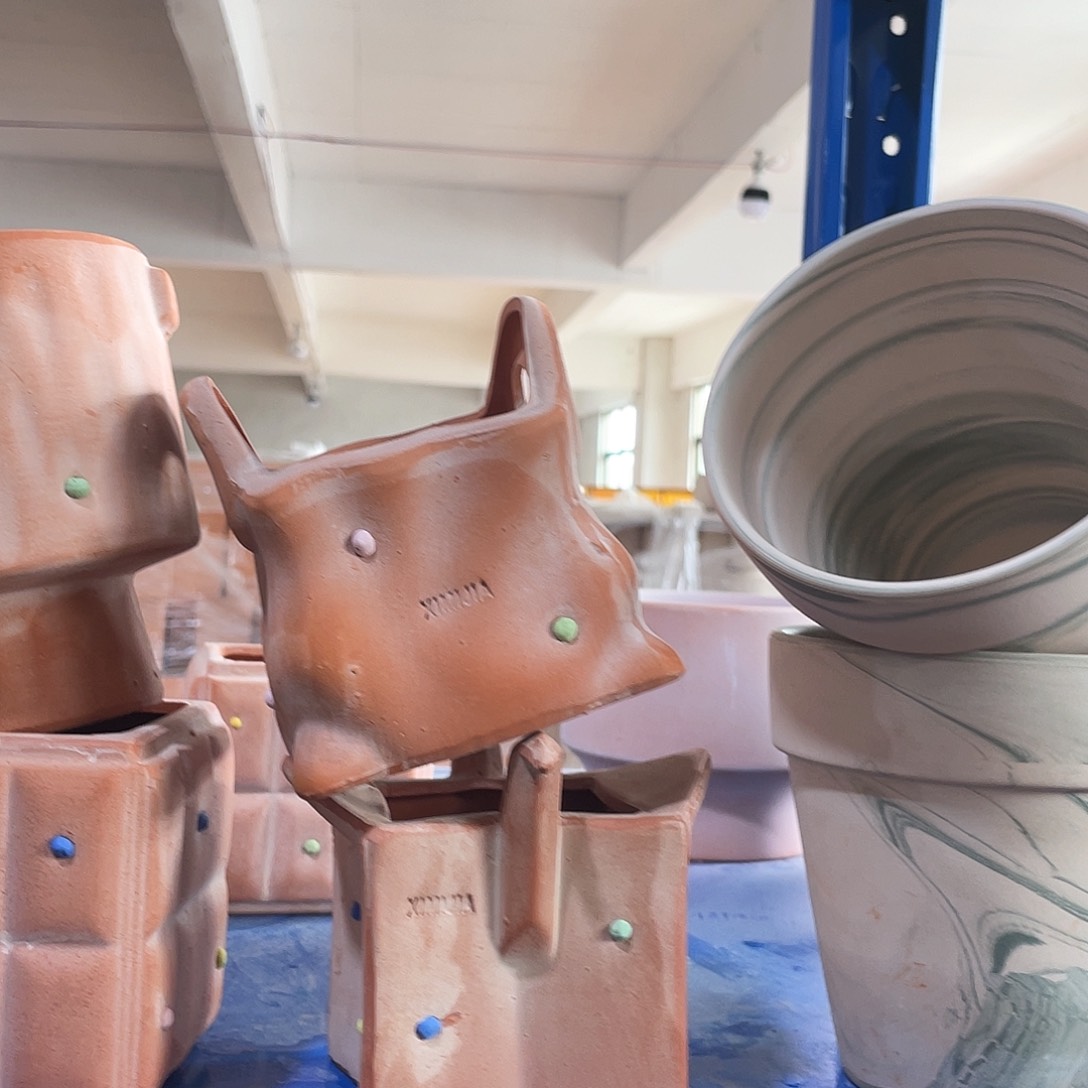 红陶小号两个千纸鹤袋子