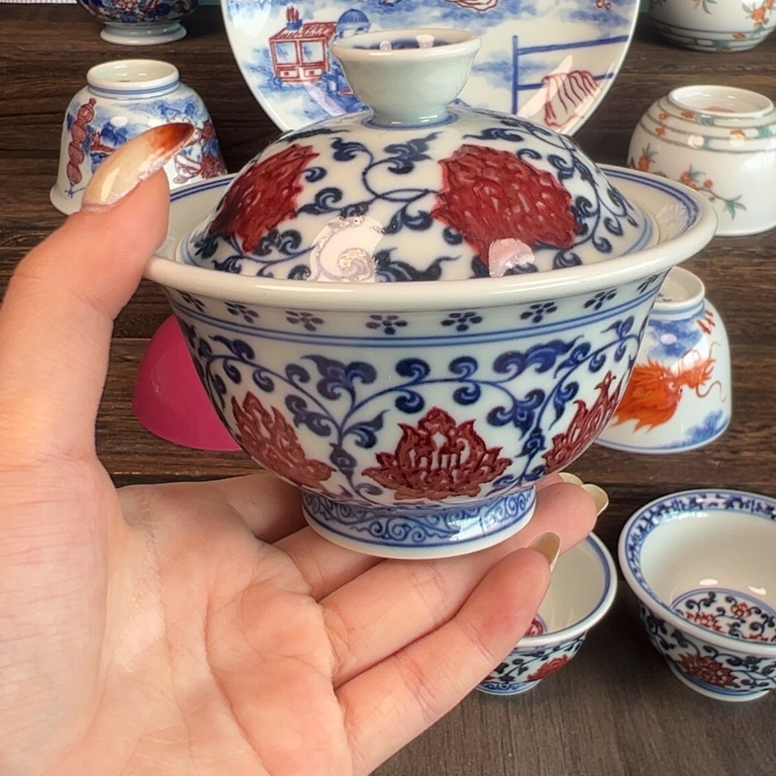 盖碗景德镇陶瓷陶瓷陶瓷陶瓷陶瓷