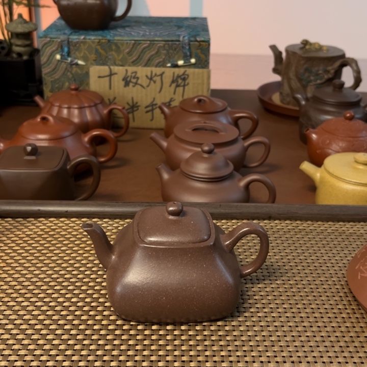 紫砂茶壶风流宰相天青泥全手工