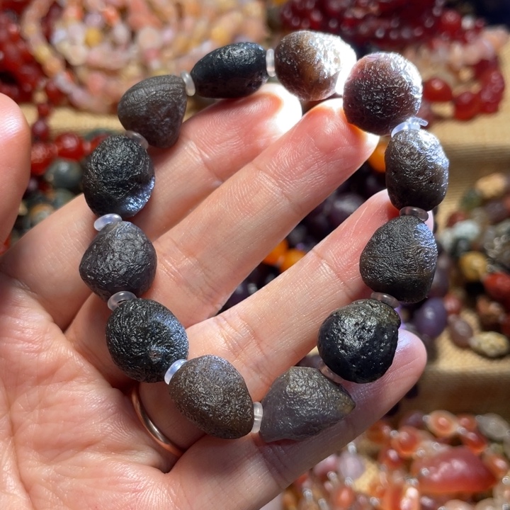 玛瑙/玉髓合金手链