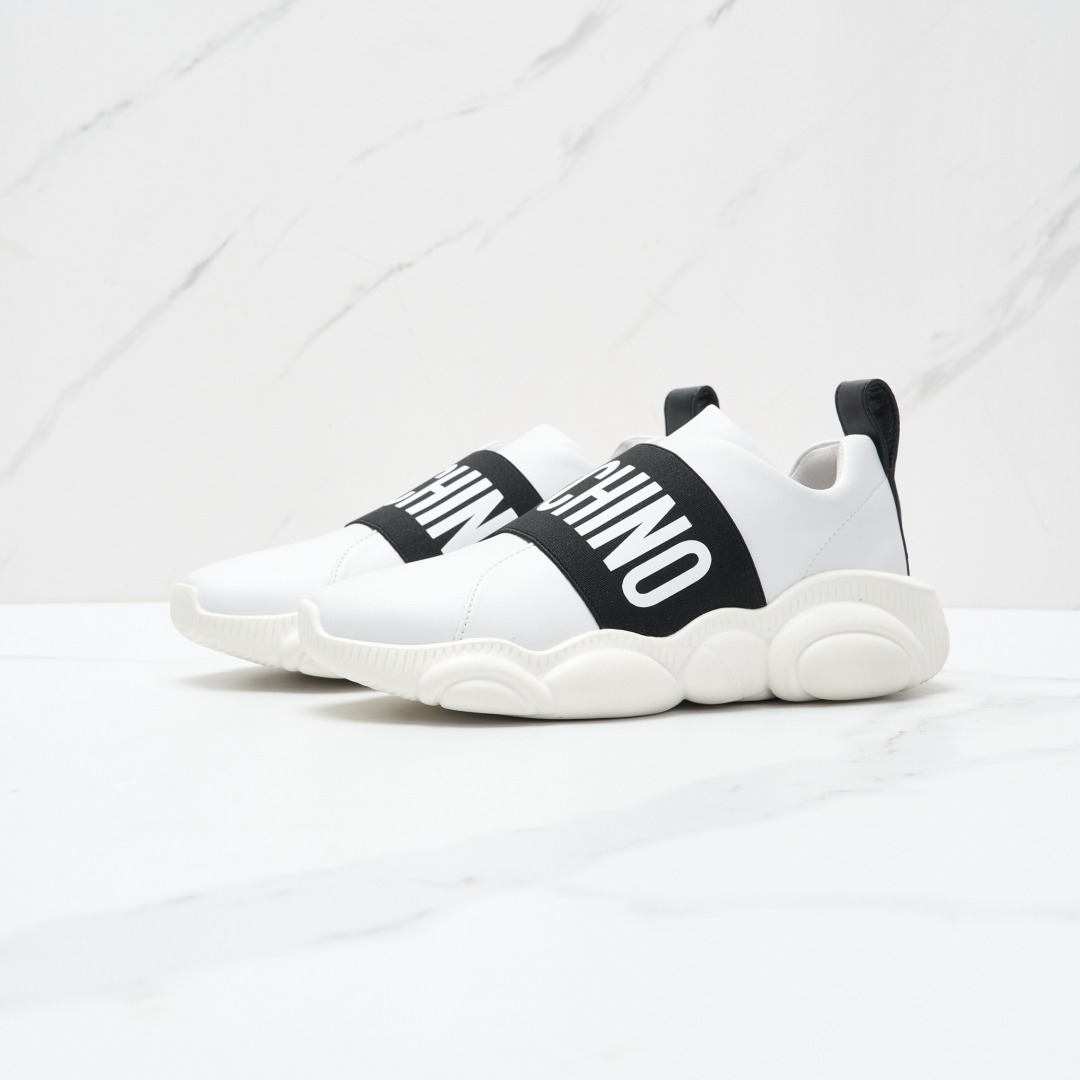 全新未使用  【瑞池女装】Moschinon女士字母饰带休闲鞋/MNGS00703