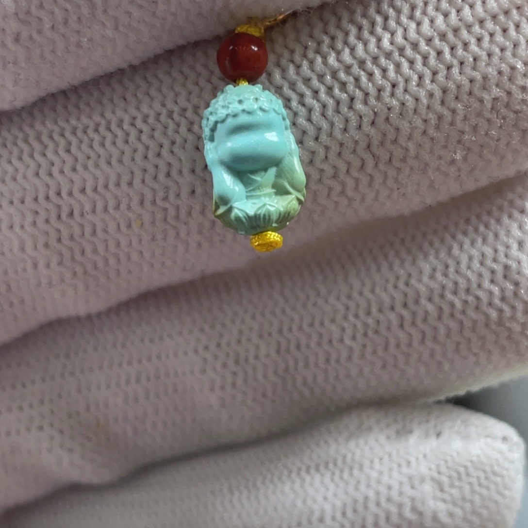 绿松石未镶嵌挂件