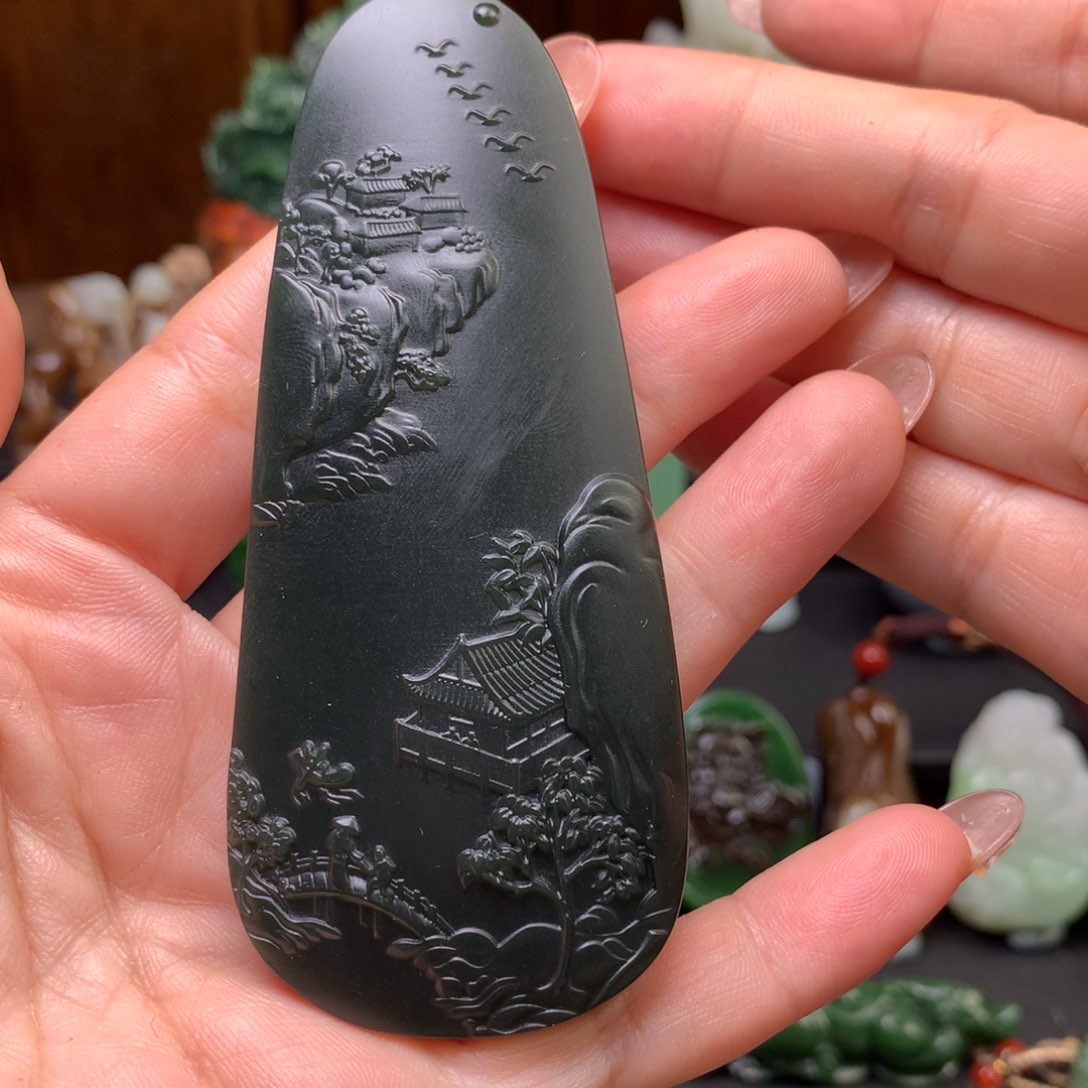 和田玉挂件未镶嵌