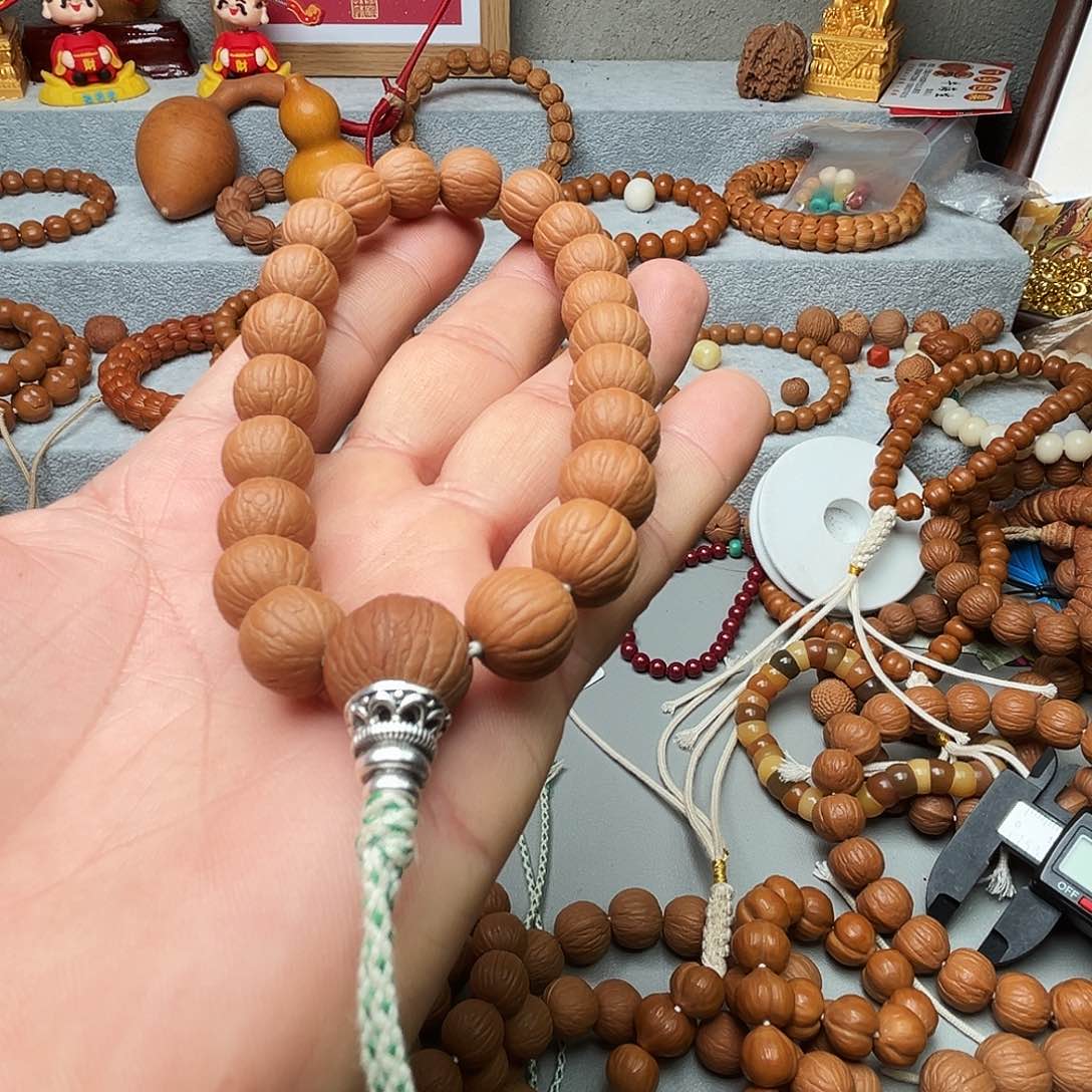 把件猴头核桃初*！聚宝盆