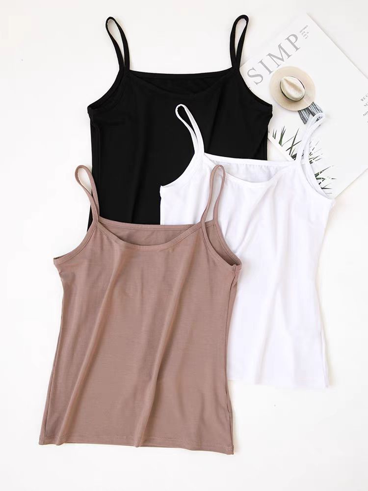 『舒适吊带S 』舒适气质款纯色舒适吊带G83-G87