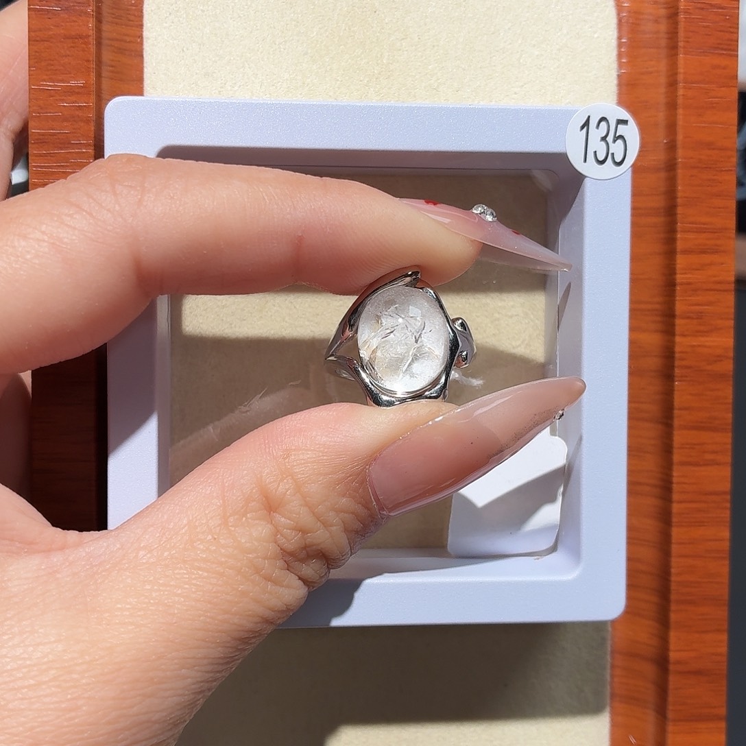 *****水晶银S925镶嵌戒指