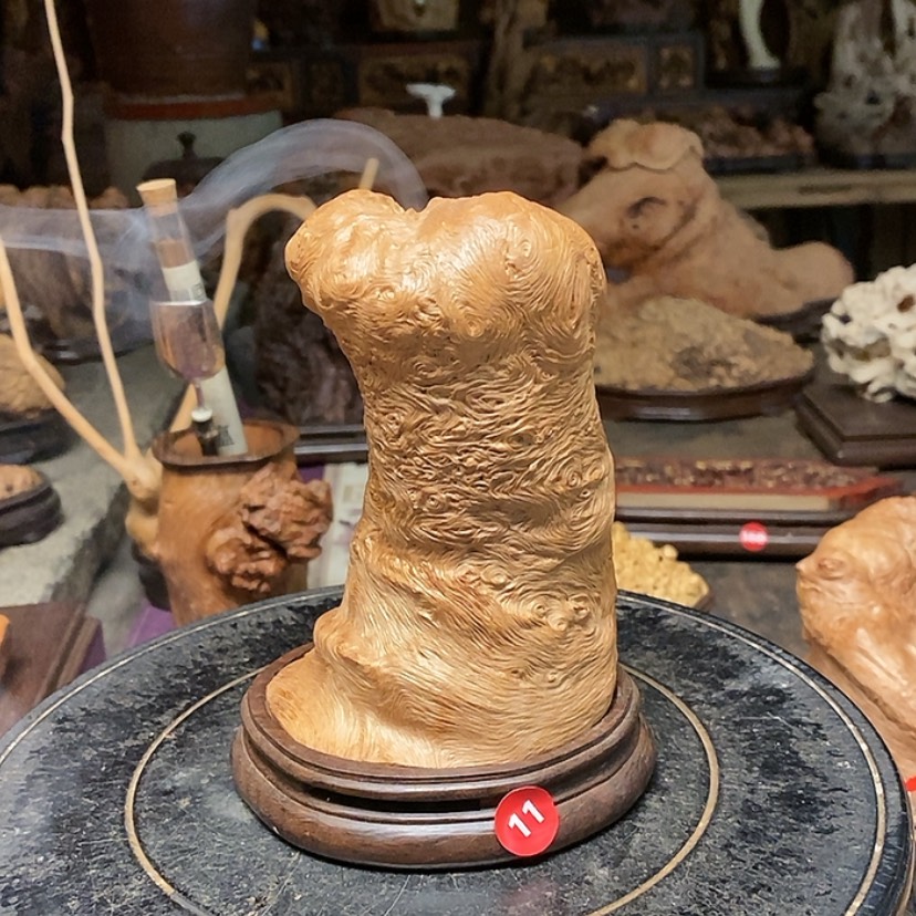 【闪购商品】11号荔枝木香炉工艺